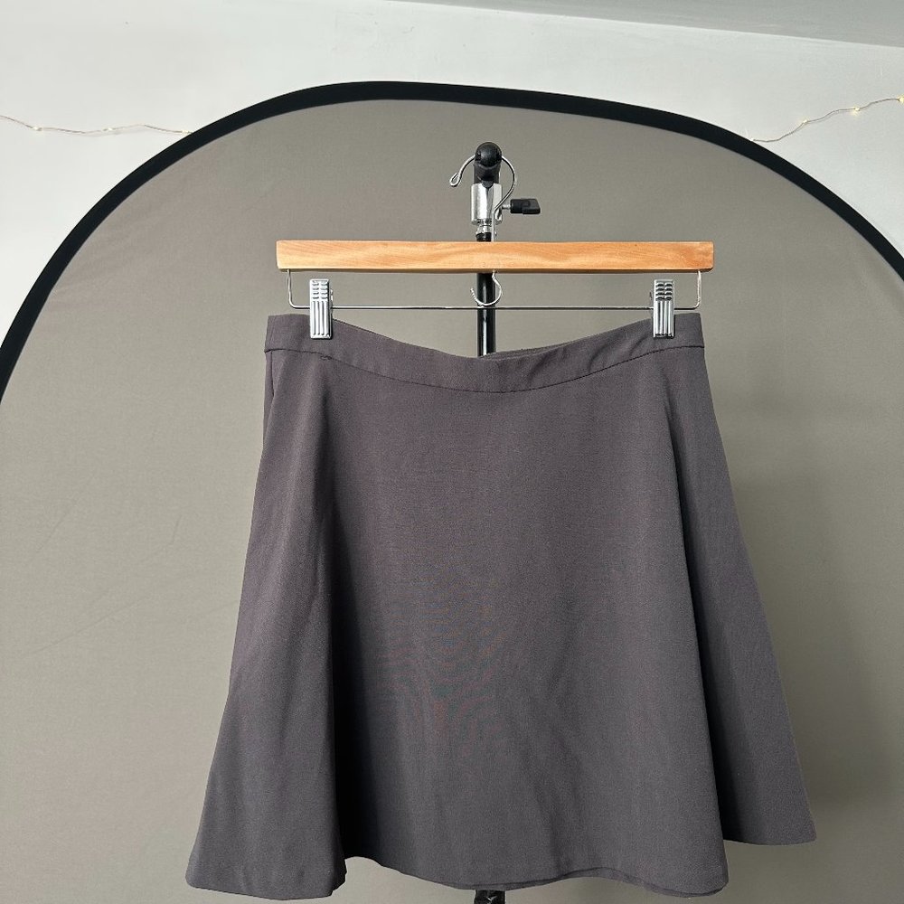 forever 21 | skirt | gray | size large | skater mini skirt
